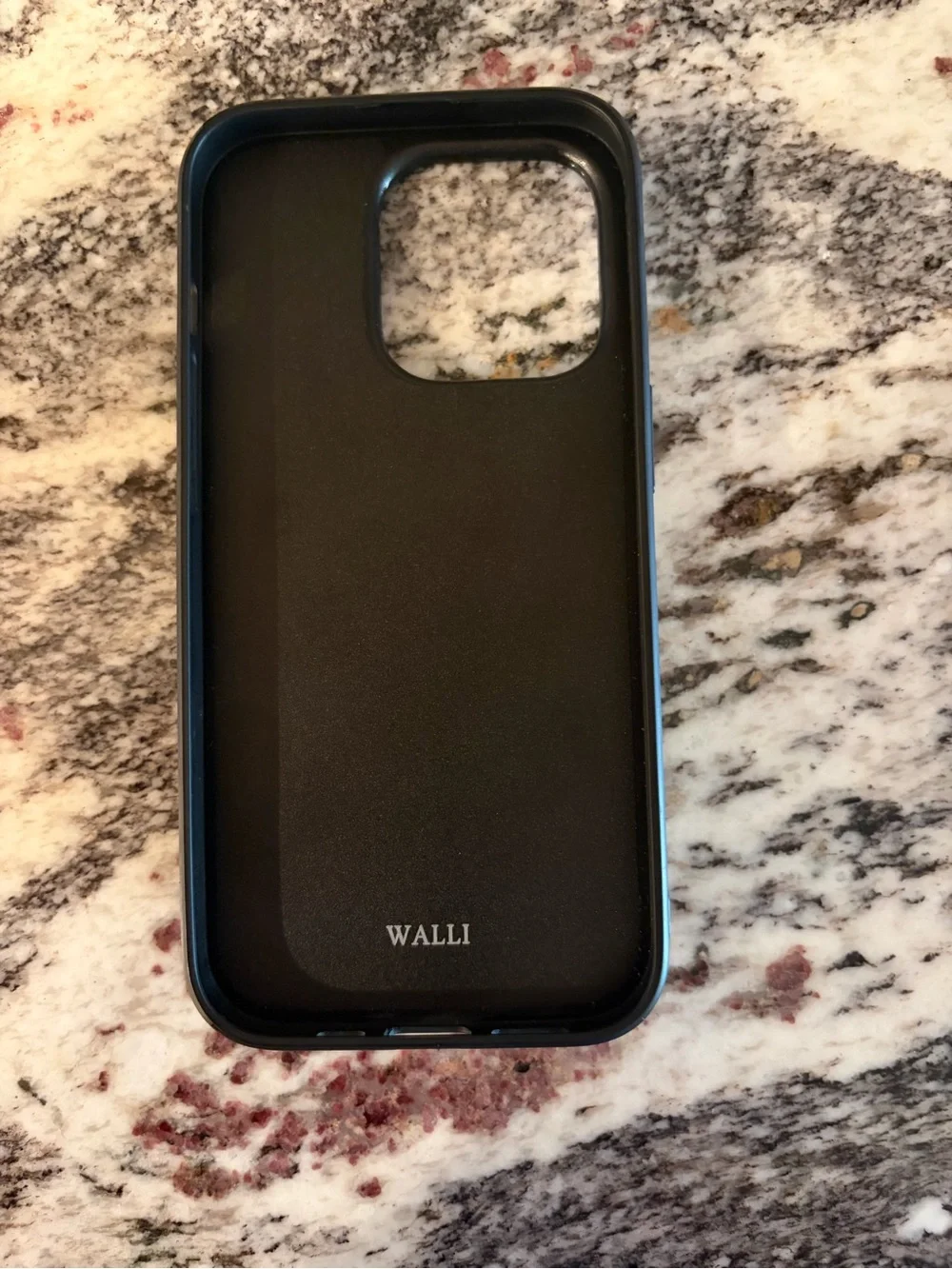 Walli Cases Floral shimmer Black Phone Case